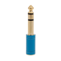 6.35mm to 3.5mm Adapter Gold Plated 6.35 Male to 3.5 Female Plug Converter for Headphones Digital Piano Keyboard A0NB