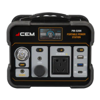 CEM PW-520H 500W Portable Power Station Outdoor Charging Portable Solar Generator portable power station For Camping
