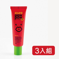 Pure Paw Paw 澳洲神奇萬用木瓜霜-櫻桃香 15g (淡紅)-3入組