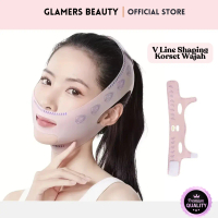 Glamers Beauty - V Line Shaping Korset Wajah WARNA PINK V Face Slimming Mask Facial Bandage Lift U