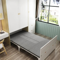 Space saving furniture murphy bed with wardrobe