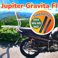 ( tặng lót tay)baga phượt xe Jupiter Gravita.Mẫu mới tháo rời tay vịn được