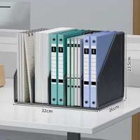 金屬文件收納架辦公室桌置物架文件夾收納盒辦公室用品桌面置物架