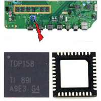 TDP158 For Xbox One X Console WQFN40 HDMI Control IC Chip Repair Parts Compatible
