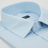 【金安德森】藍色吸排窄版短袖襯衫-fast