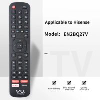 ZF applies toFor Hisense For VU Smart TV Remote Control EN2BQ27V With GooglePlay NETFLIX YouTube