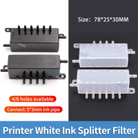 Solvent Printer Ink Circulation Buffer Bottle for Digital Textile Machine White Ink Splitter Filter UV Flatbed Printer