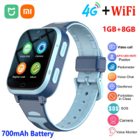 Xiaomi mijia 4G Wifi Kids Children Smartwatch 700mah Battery Video Call SOS GPS+LBS Location Tracker SIM Card watch Boy Girls