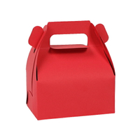 紅色牛皮包裝盒 喜糖盒 餅乾包裝盒禮盒 麵包蛋糕包裝盒 牛皮紙盒 贈品禮品