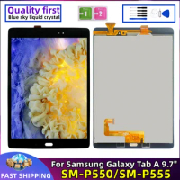 LCD For Samsung Galaxy Tab A 9.7" SM-P550 P550 SM-P555 P555 Original Tablet Display Touch Screen Digitizer Assembly Replacement