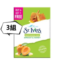 ST.Ives 磨砂按摩香皂-杏桃+蜂蜜-(125g*5塊/組)*3組