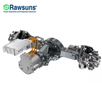 220kw Electric Engine + AMT + Differential Rear Axle Synchronous Ev Motor Conversion Kit For 110 T Mine Truck