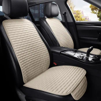 Car Seat Cover Front Flax Seat Protect Cushion Automobile Seat Cushion Protector Pad Car Covers Mat Protect