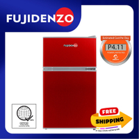 3333Fujidenzo 3.5 cu. ft. Two Door Personal Refrigerator RDD-35 R (Red)5457
