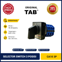 Discount Selector Switch 3 Posisi Manual Off Auto 3 Pole Ca-10 Tab