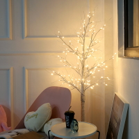 白樺樹LED彩燈ins網紅臥室布置房間創意發光樹浪漫氛圍北歐裝飾燈
