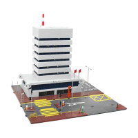TINY TOYS - Tiny 城市 Bd2 警署模型套裝, 包括 : 警署 x 1 街道系統x1街道配件x17 1pc