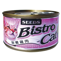【Seeds 聖萊西】Bistro Cat 特級銀貓健康大罐-鮮嫩雞肉(170gX24罐)