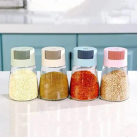 Measuring Seasoning Bottle Salt Pepper Shaker Set Kitchen Metering Spice Salt Paprika Pepper Cumin Powder Sugar Dispenser