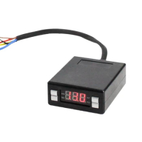 Automobile Turbo Timer Programmable Box Style Digital LED Display Time Delay Cooling Fan to Protect Engine