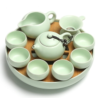 整套茶具套裝干泡臺小茶盤 功夫茶具陶瓷茶盤套裝 旅行茶具