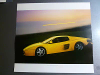 1992 Ferrari 512 TR Coupe Print Picture Poster RARE!! Awesome L@@K