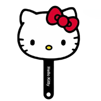 小禮堂 Hello Kitty 造型矽膠隨身手拿鏡 (少女日用品特輯) 4716814-969766