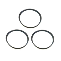 3PCS Dust Proof Bayonet Seal Ring Rubber for Canon EF 24-105 24-70 17-40 16-35 Mm Lens Repair (Black Circle)