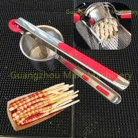 Hand Press Super Long Fries Extruders Footlong French Fries Maker Stainless Steel Potato Chips Squeezers Fries Cutters Presser