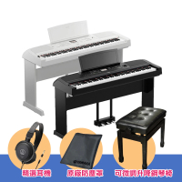 【Yamaha 山葉音樂】DGX670 88鍵 數位鋼琴 鋼琴升降椅(送防塵罩/耳機/鋼琴保養油組/原保一年)