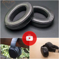 Sheepskin Ear Pads Foam Cushion For Skullcandy Crusher Wireless Over-Ear Headphone EarPad Real Leather Lambskin Ear Seals