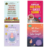 Paket 4 Buku Kumpulan Doa Istri Untuk Sukses Suami - The Power of Jalur Langit - Kaya Raya Berkah Ba