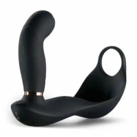 Propinkup Wilder Anal Plug 7 Vibrating &amp; 7 Pulsating Cock Ring Butt Plug Prostate Massager