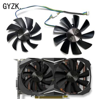 New For ZOTAC GeForce GTX1060 AMP 1070ti 1080 1080ti 8GB Mini Graphics Card Replacement Fan GAA8S2U/GA92S2U