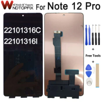 6.67'' For Xiaomi Redmi Note 12 Pro LCD Display Touch Screen Digitizer Assembly Replace Note12Pro LCD For Redmi Note 12Pro LCD
