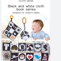 PSP PROMO JLTD Contrast Book Baby Series Cloth Buku Sensory Mainan Edukasi Anak 3in1 Aktivitas Bayi 