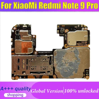 Original Disassembly Mainboard For Xiaomi Redmi Note 9 Pro Motherboard Global Version 64GB 128G For Redmi Note 9 PRO Logic Board
