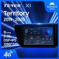 TEYES X1 For Ford Territory CX743 2019 - 2020 Car Radio Multimedia Video Player Navigation GPS Android 10 No 2din 2 din dvd