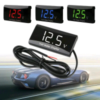 Voltmeter Motor Digital Waterproof LED / Voltmeter Mobil BEAT NINJA VARIO MIO NMAX PCX CB UNIVERSAL