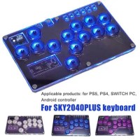 For SKY2040PLUS Keyboard Hitbox Style Arcade Joystick Fight Stick Controller For PS5 Switch Hitbox Control Custom Keyboard