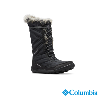 Columbia 哥倫比亞官方旗艦 女款-MINX™Omni-Tech鋁點蓄熱防水長筒雪靴-黑色(UBL59640BK/HF)