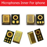 Genuine microphone inner Module For iphone 4 4S 5 5s 6 6s 7 8 x Mic inner for iphone 6 6s 7 8 plus microphone chip Voice Reciver