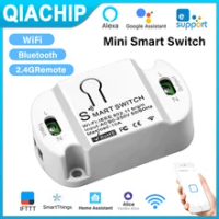 QIACHIP Wifi DIY Interruptor Smart Switch Module Remote Controller Smart Home Voice Control Work With eWeLink Alexa Google Home