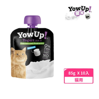 【YoWUP!優加】即期品-低卡無糖寵物優格-貓用 85g*10入（效期:2024/05）(寵物零食保健)