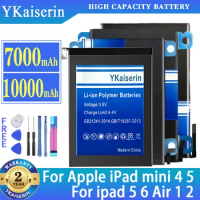 YKaiserin Battery For ipad5 ipad 5 Air/ipad 6 Ipad6 Air2 Air 2 Mini4 Mini 4 MIni5 MIni 5 A1474 A1566 A1567 Batteria + Tool Kit