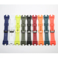 Watch Band Strap for Casio G-Shock GBA-900 GBA-900-7A GBA-900SM-7A Watchband PU Resin Rubber Straps and Clasps Bracelet Replacem
