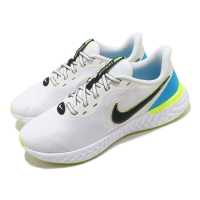 Nike 慢跑鞋 Revolution 5 EXT 運動 男鞋 輕量 透氣 舒適 避震 路跑 健身 白 黑 CZ8591102