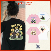 Đỉnh Lưu Pandabiz | Áo Thun Croptop Form Rộng Nam Nữ 100% Cotton In Gấu Trúc Quốc Bảo Panda Fubao Ho