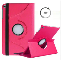 Funda For Samsung Galaxy Tab A 10.1 2019 SM-T510 SM-T515 T510 Wifi T515 LTE Cover Capa 360 Rotating Folio Stand Pu Leather Cases