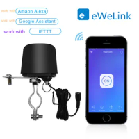 EWeLink Smart WiFi Water Gas Valve WiFi Controller APP Remote Voice Control Work with Alexa Google Assistant DIY Home Automation